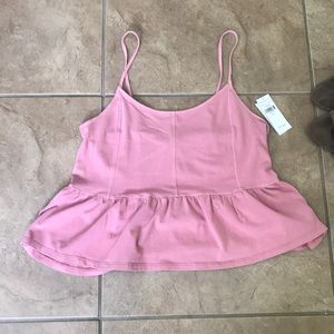 Peplum tank top from AE